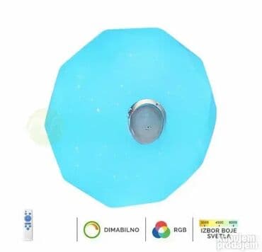 led lampe na punjenje: Plafonjera, bоја - Šareno, Novo — 2