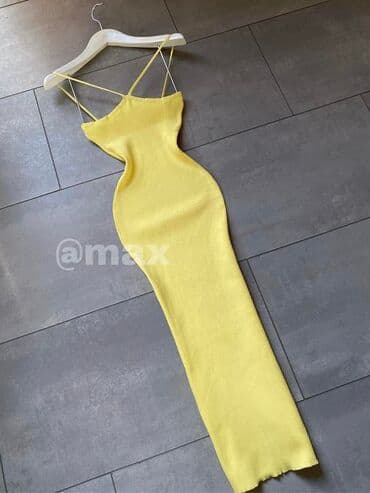 maksi haljine: New,Knited zara’’ Dress Velicine uni Boje: Orange, Crna, Lila — 6