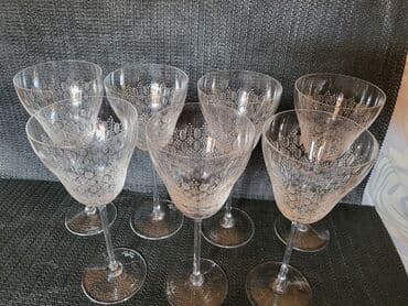 swarovski case za vino cena: Case Rosenthal kristal za vino,rucni rad 70te.godine Nemacka. Case — 12