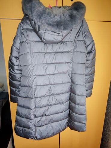 Ženska zimska jakna – siva - Duga, prošivena jakna u sivoj boji - na lalafo.rs Ženska zimska jakna – siva - Duga, prošivena jakna u sivoj boji -