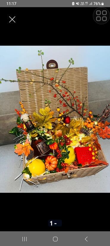 delizio kapsule za kafu: Poklon aranžmani – tematske korpe i setovi - Ručno aranžirane poklon — 1