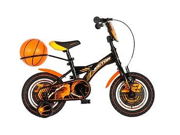 pleteni džemperi za decake: Bicikl kids Visitor Basket 12" – crno‑narandžasti Dečiji bicikl sa — 4