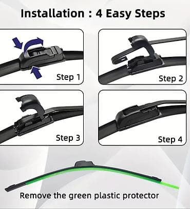 auto upaljac: Set brisača za Nissan Qashqai J11 (2013–2020) - Komplet od 3 dela — 6