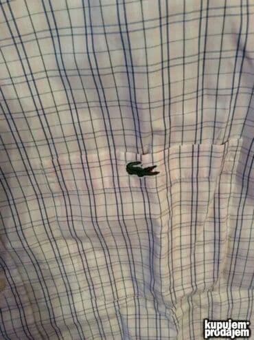 Workwear: Original Lacoste kosulja L KAO NOVA 100% cotton Ramena 49cm duzina — 3