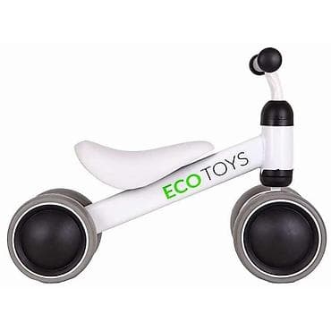 bicikla kolica za decu: ECOTOYS guralica – bela (JM-118 WHITE-250) Lagana i izdržljiva — 2