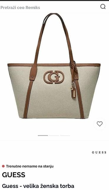 original 39: GUESS original tote bag, zaista odlična, kao nova — 1