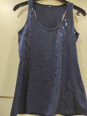 kompleti pantalone i prsluk: M (EU 38), Viskoza, bоја - Tamnoplava — 2