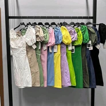 haljine c a: One size, bоја - Zelena, Koktel, klub, Kratkih rukava — 3