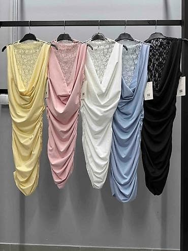 dermacol puder dm: Ženska mini haljina sa čipkom i drapiranim preklopom - Kroj: uska — 4