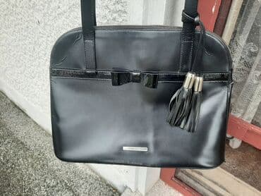 torbice crne: Shoulder bag, Mona, Material: Leather — 3