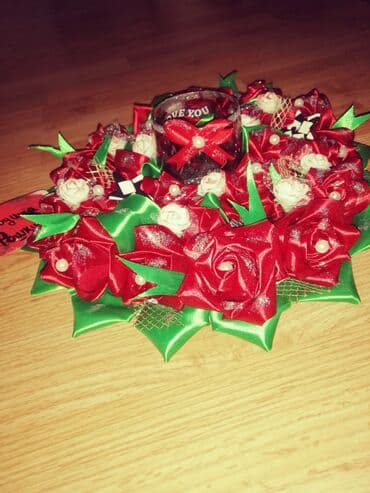 sinsay polica na tockice: Candlestick, color - Red, New — 3