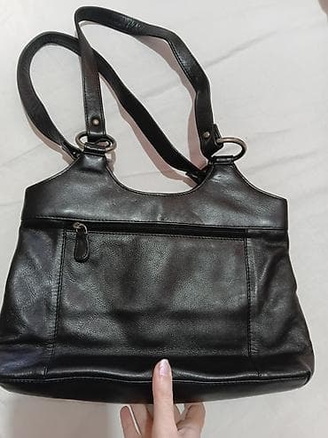 deichmann torbe: DIAMOND LINE ženska torba – crna, od prirodne kože - Materijal: meka — 4