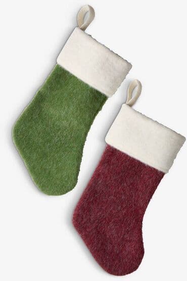 stari i stilski namestaj: Novogodišnja čarapa [NG25] Novogodišnja čarapa u klasičnom dizajnu — 1