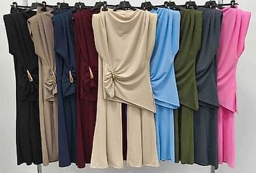 svecani sako: Damski komplet – bluza i pantalone sa širokim nogavicama - Elegantna — 3