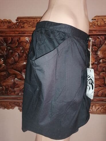 pantalone bez kaisa: M (EU 38), Mini, color - Black — 2