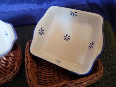 Kuhinjski setovi: Porcelanske 1 nove,vintaz posude. Univezalne posude,obe u — 5