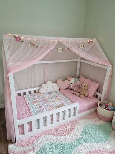 džemperi za bebe: Drvena dečja krevetić–kućica ‼️ Nase ostale modele mozete pogledati na — 1