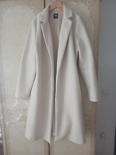 Women's Footwear: ZARA ženski kaput, model sa rever kragnom u klasičnom, ravnom kroju — 1