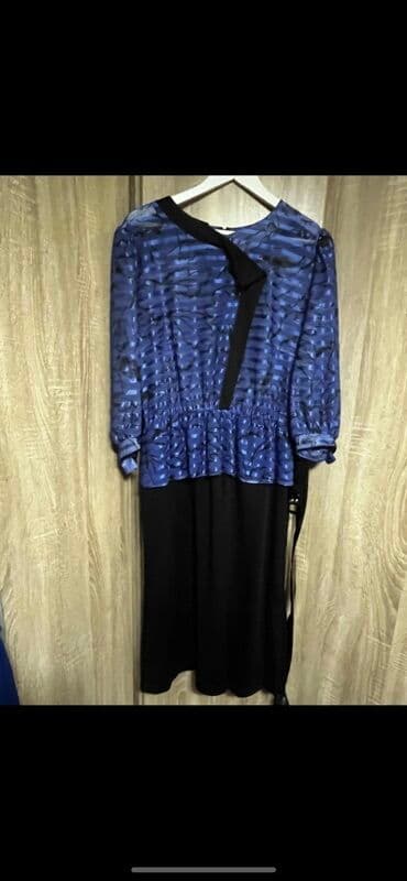 Košulje, bluze i tunike: C&A 3XL, bоја - Tamnoplava, Večernji, maturski, Dugih rukava — 1