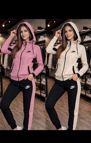 crocs papuce bele: Ženske trenerke – komplet jakna + donji deo - Dizajn: sportski — 2