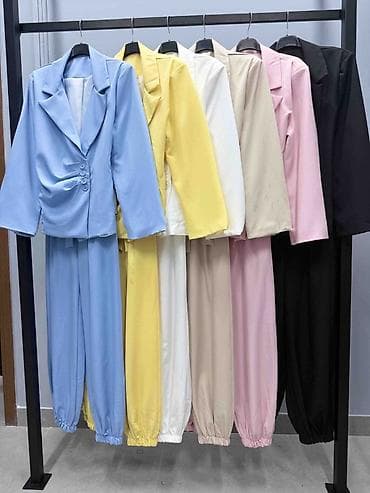 elegantni komplet: 💫Ženski elegantni komplet – sako i pantalone sa širokim nogavicama — 6