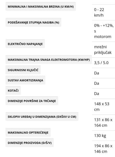nemacki za 5 razred data status: Nova TOORX profesionalna traka za trcanje. Kupljena je pre par meseci — 12
