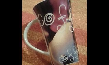 starinsko posuđe: Keramicka solja za caj,kafu neobicna sarena solja,neobicna,jako lepog — 2