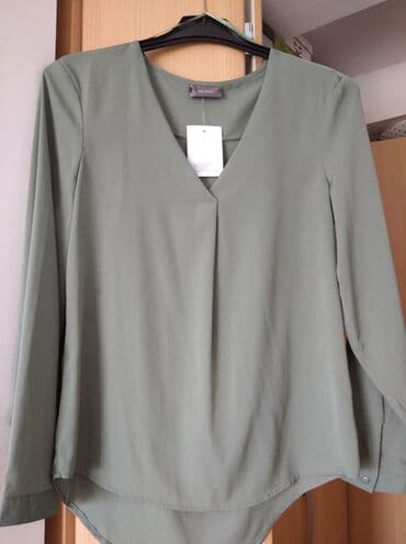 Women's Clothing: C&A, S, Polyester, Single-colored, color - Khaki — 2