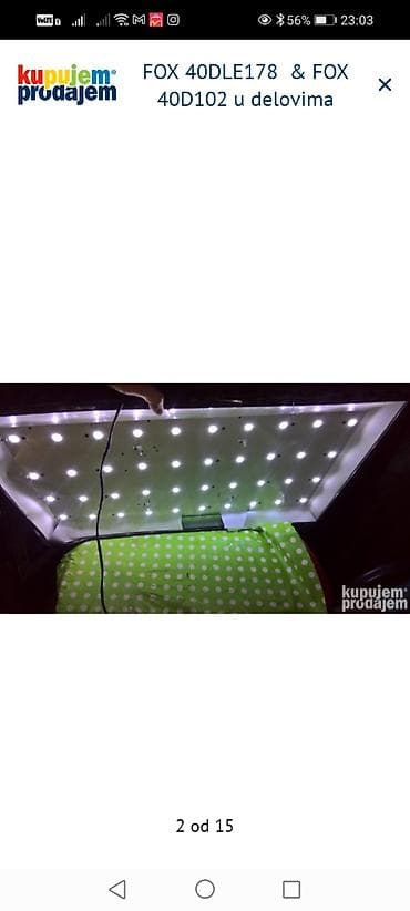 daljinski za tv sharp aquos: FOX 40DLE178 i FOX 40D102 – delovi za televizore (40") Dostupne — 3