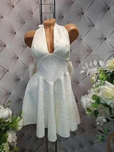 Haljine: Prelepa elegantna haljina sa mašnom na leđima🌹 Idealna za svečane — 4