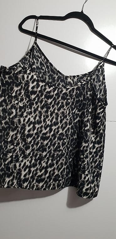 Topovi: Kousuljica/majica na podesive bretele sa animal leopard printom. - — 5