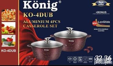 granitne serpe cena: Set granitnih šerpi Austrijski KVALITET Granitna nelepljiva podloga — 1