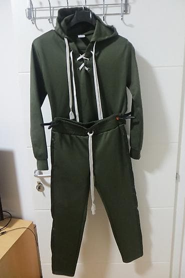 Bershka, XS, bоја - Maslinasto zelena