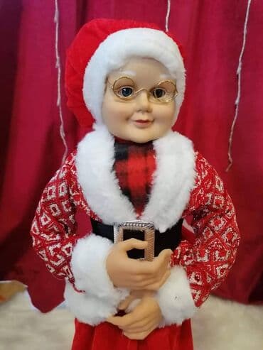 muzicki deda mraz: Deda-mraz 63cm - 4200din Baba-mrazica 60cm-4000din Muzicki deda-mraz — 7
