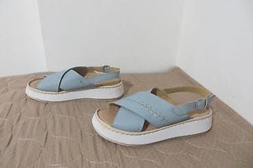 zenske skecers patike: ZENSKE KOZNE SANDALE br 39 kao nove, bez man greske, udobne lqagane — 3