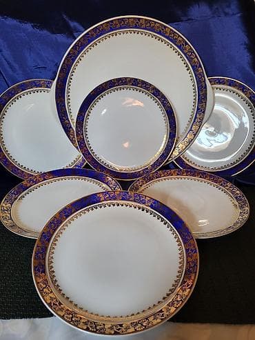 Ostali antikviteti: Servis za torte,kolace iz 1945 do 1958godine. Bohemija Carlsbad — 4