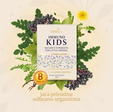 IMUNO KIDS – Life Up Potpuno prirodan dodatak za jači imunitet i