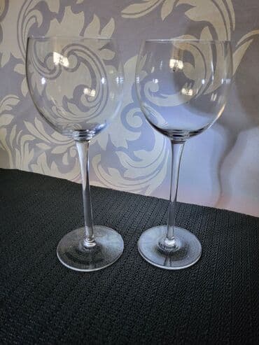 plastične čaše 0 2 cena: Case za vino Val Saint Lambert kristalno staklo 70te. Case — 6