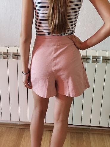 bermude za punije zene: Ženske culotte/šorts-suknja M.B.21 - Model: plisirana šorts-suknja — 3