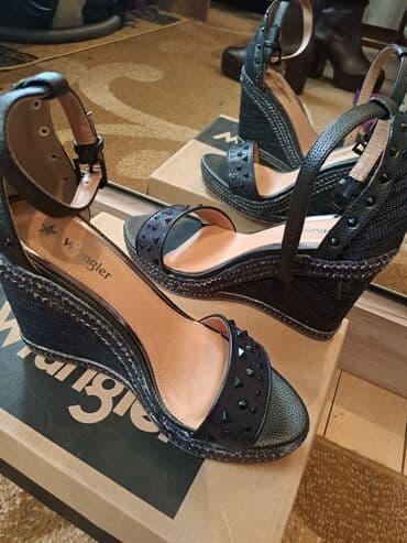 zenske espadrile sa platformom: Sandals, Wrangler, 40 — 4