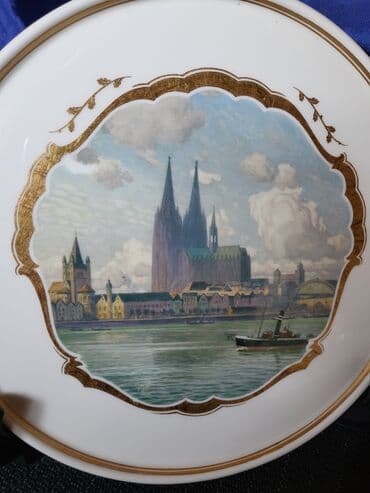 Musical Instruments: Tanjir KPM 1924 godina,dekorativni Julius Menzela,rucno oslikan. Sve — 10