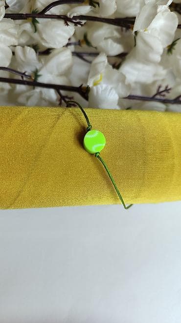 nakit za odecu: Narukvica sa sportskim priveskom – bejzbol/softbol motiv - Materijal — 4