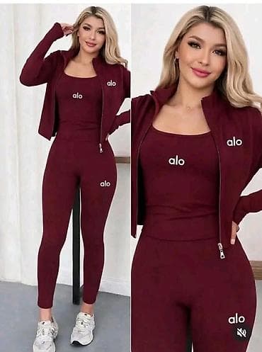 butik 13 kompleti: Ženski sportski komplet – 3 dela (ALO) MUST HAVE 🔥 Preudoban set od 3 — 1