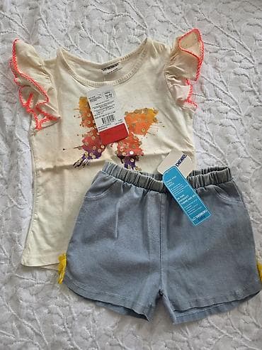 nike crno bele: Komplet dečije odeće – više komada, sa etiketama: 1) Haljina bez — 5