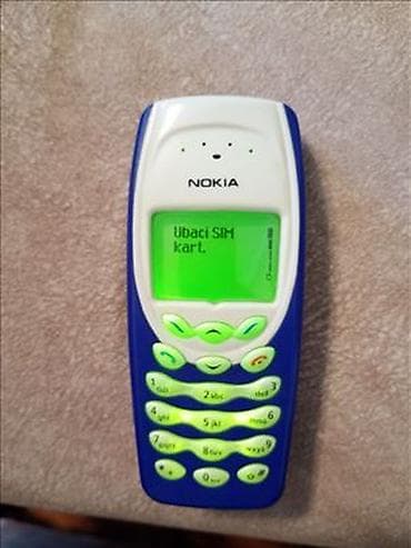 Nokia 3410 Prodajem nokiju 3410, ispravna očuvana,jedna nova