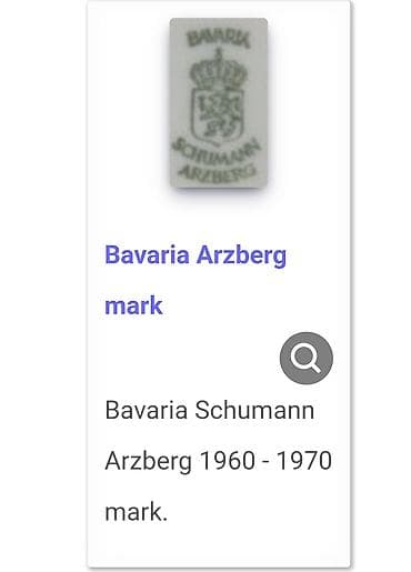 seltmann weiden bavaria: Tanjir za na zid 1960 do 1970god.Bavaria. Tanjir porcelan Schumann — 9