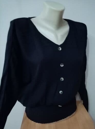 pull and bear šuškavac: M (EU 38), Jednobojni, bоја - Crna — 3