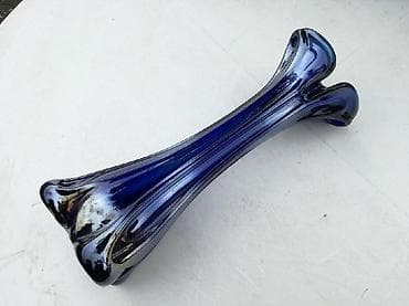 Vaze i saksije: Stara Unikatna Kobaltna Plava Vaza Murano broj 1. Visina 34cm. Masivna — 5