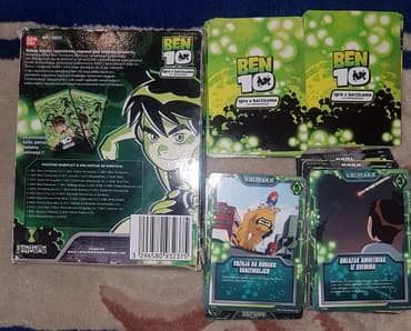 moj mali poni lutke: Ben 10 igra sa karticama. Ima 40 karata. Igra u dvoje i svaki igrac — 2