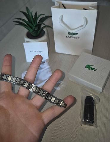 jakne kp: Lacoste muška narukvica od nerđajućeg čelika - Materijal: nerđajući — 7